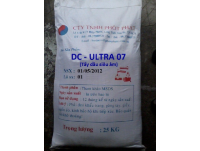​​​​​​​HÓA CHẤT TẨY RỬA SÓNG SIÊU ÂM (DC – ULTRA 07)